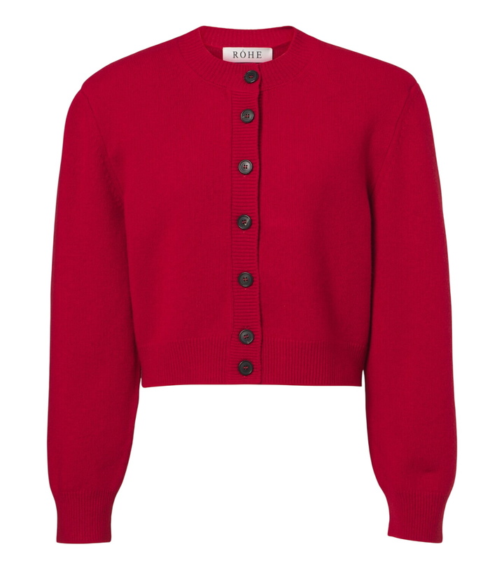 Photo: Róhe Cropped wool cardigan