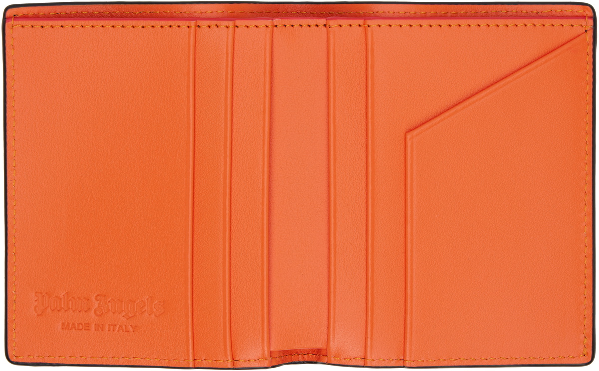 Palm Angels Black Classic Logo Bifold Wallet