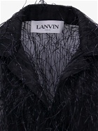 Lanvin Paris   Coat Black   Womens