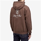 Sporty & Rich Men's Vendome Hoodie in Chocolate/White