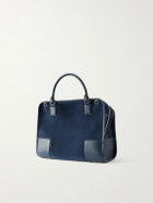 LOEWE - Amazona 180 Leather-Trimmed Suede Tote Bag