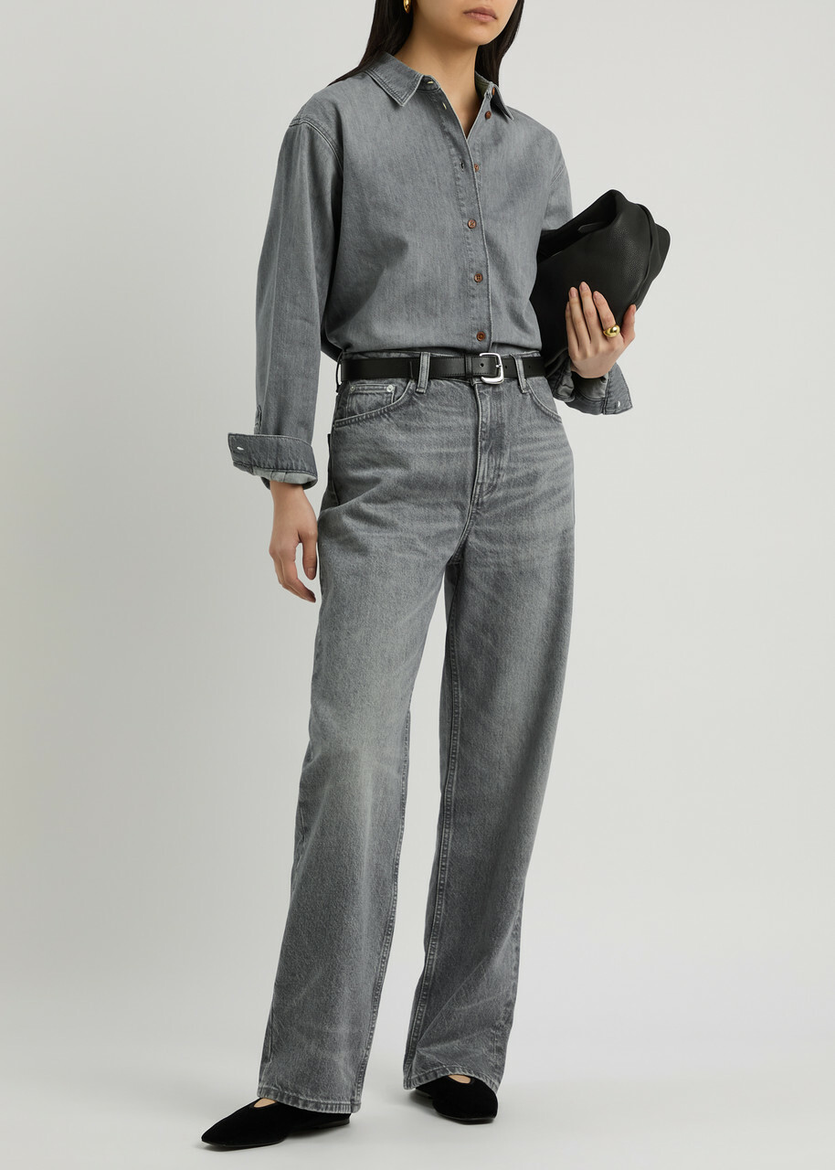 Skall Studio Maddy Straight-leg Jeans Light Grey