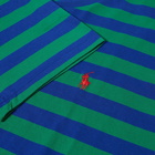 Polo Ralph Lauren Men's Broad Stripe T-Shirt in Primary Green/Heritage Royal