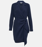 Max Mara - James silk wrap minidress