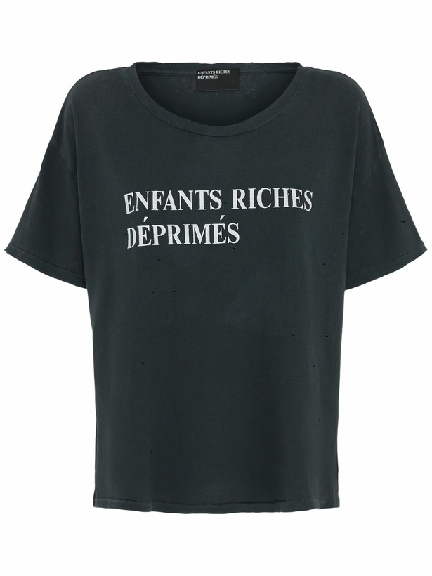 Photo: ENFANTS RICHES DÉPRIMÉS Classic Logo T-shirt