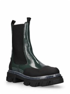GANNI - 50mm Cleated Mid Chelsea Boots