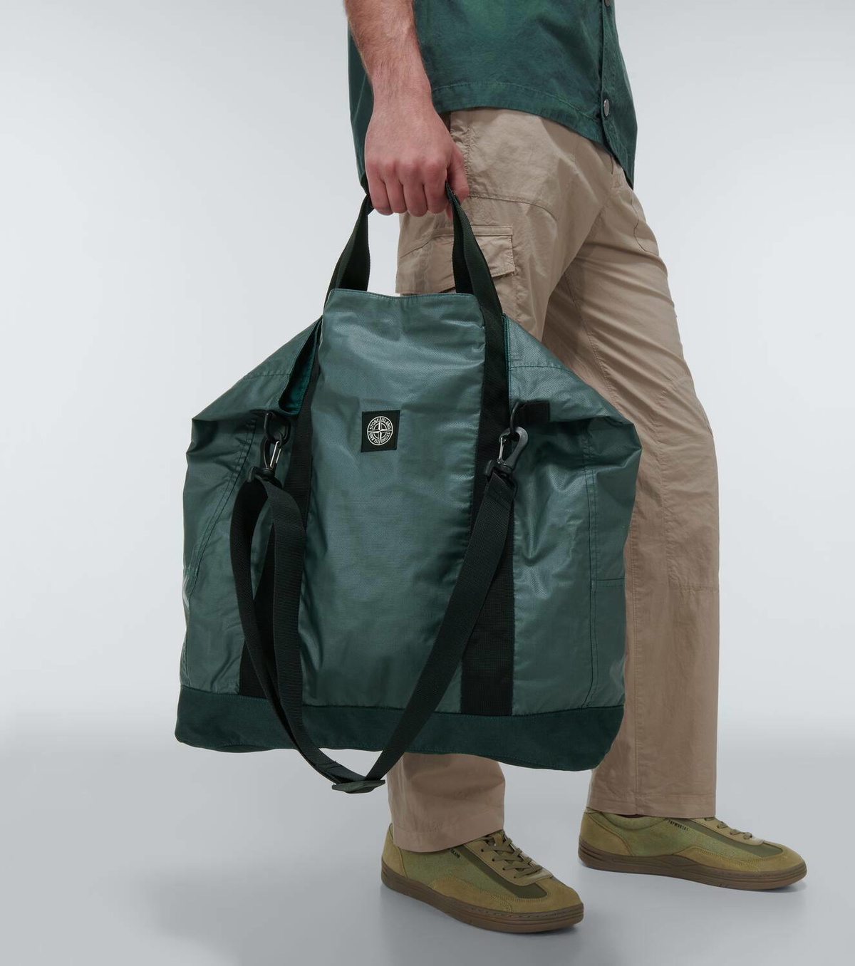 Stone Island Junior Logo Crossbody Bag
