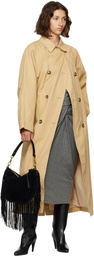 Isabel Marant Etoile Beige Cacilda Trench Coat