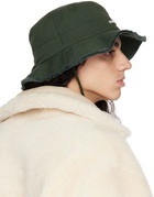 Jacquemus Green Le Papier 'Le Bob Artichaut' Bucket Hat