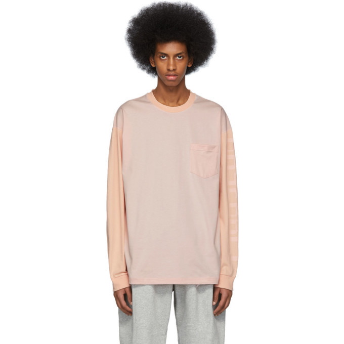 Photo: Acne Studios Pink Bla Konst Baseball Emrys T-Shirt