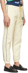 Rhude Off-White Linen Lounge Pants