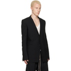 Rick Owens Black Tower Concordian Blazer