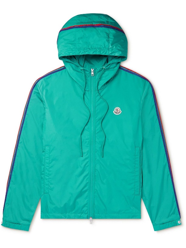 Photo: Moncler - Hattab Logo-Appliquéd Shell Hooded Jacket - Green