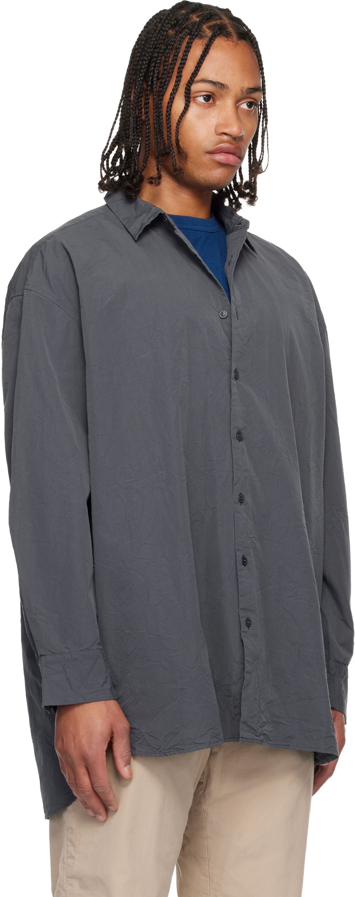 CASEY CASEY Gray Hamnet Shirt