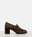 Valentino Garavani VLogo 60 suede loafer pumps