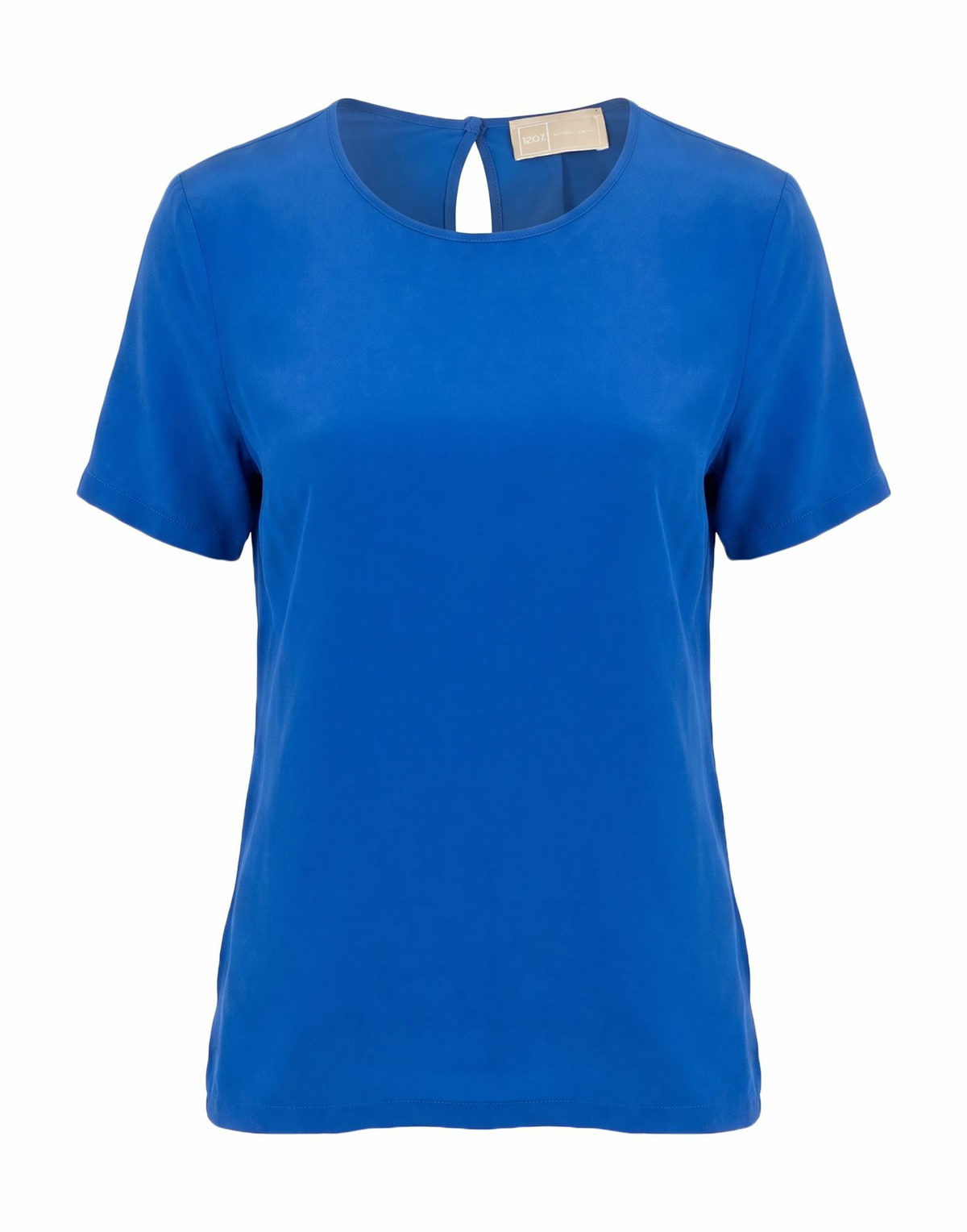 120% Lino Womens Top in Blue