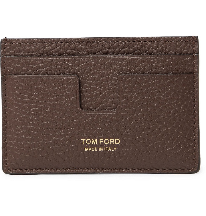 Photo: TOM FORD - Full-Grain Leather Cardholder - Brown