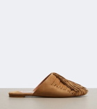 Aquazzura Maverick fringed suede mules
