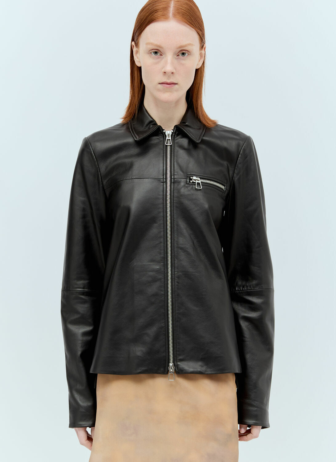 Sportmax Nappa Leather Jacket