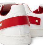 Valentino - Valentino Garavani Backnet Perforated Leather Sneakers - White