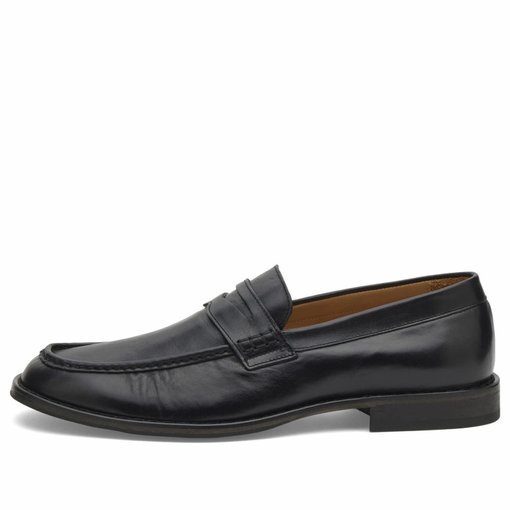 Photo: Our Legacy Men's Light Leather Loafer in Black