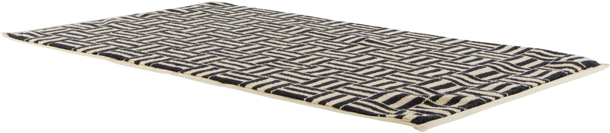 Baina Beige & Black Saroma Bathmat