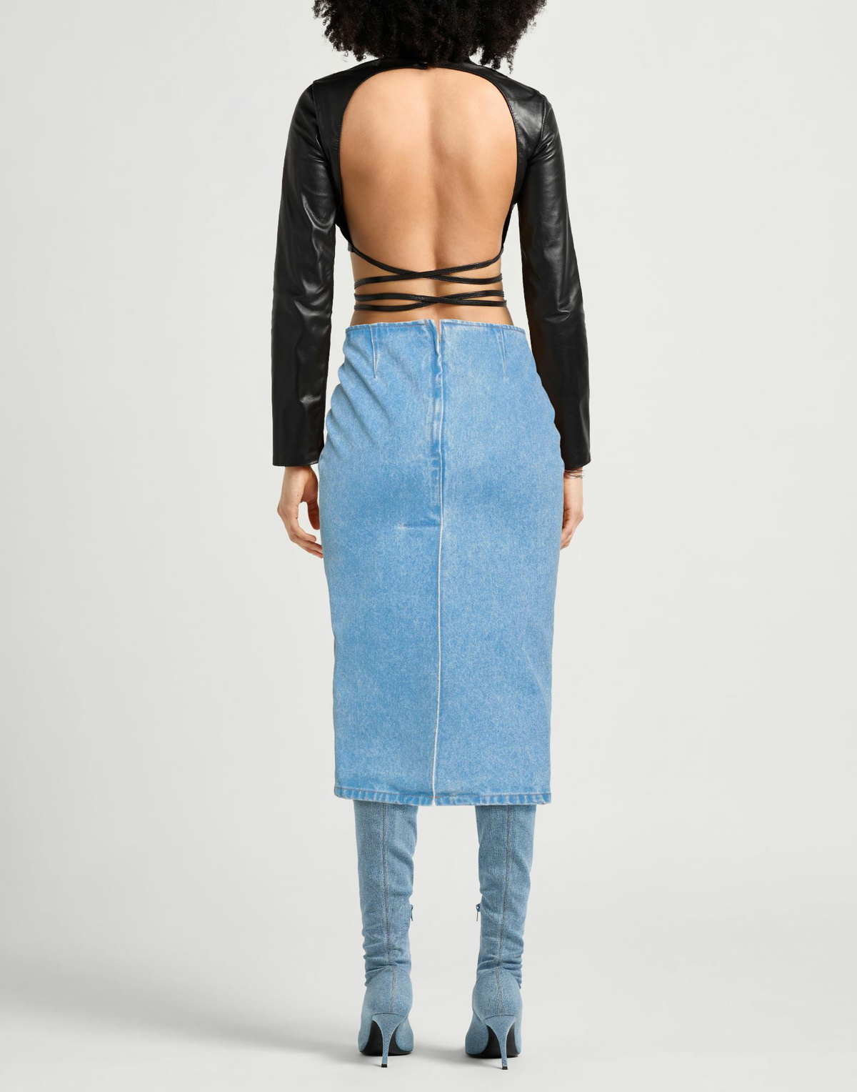 Marni Womens Denim skirt in Blue