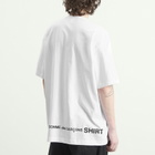 Comme des Garçons SHIRT Men's Oversized Printed Jersey in White