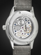 NOMOS Glashütte - Club Campus 38.5 Hand-Wound Stainless Steel and Alcantara® Watch, Ref. No. 726.GB