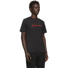 Saturdays NYC Black Neon Script T-Shirt