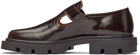 Maison Margiela Brown Mary-Jane Loafers