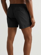 Off-White - Short-Length Printed Swim Shorts - Black