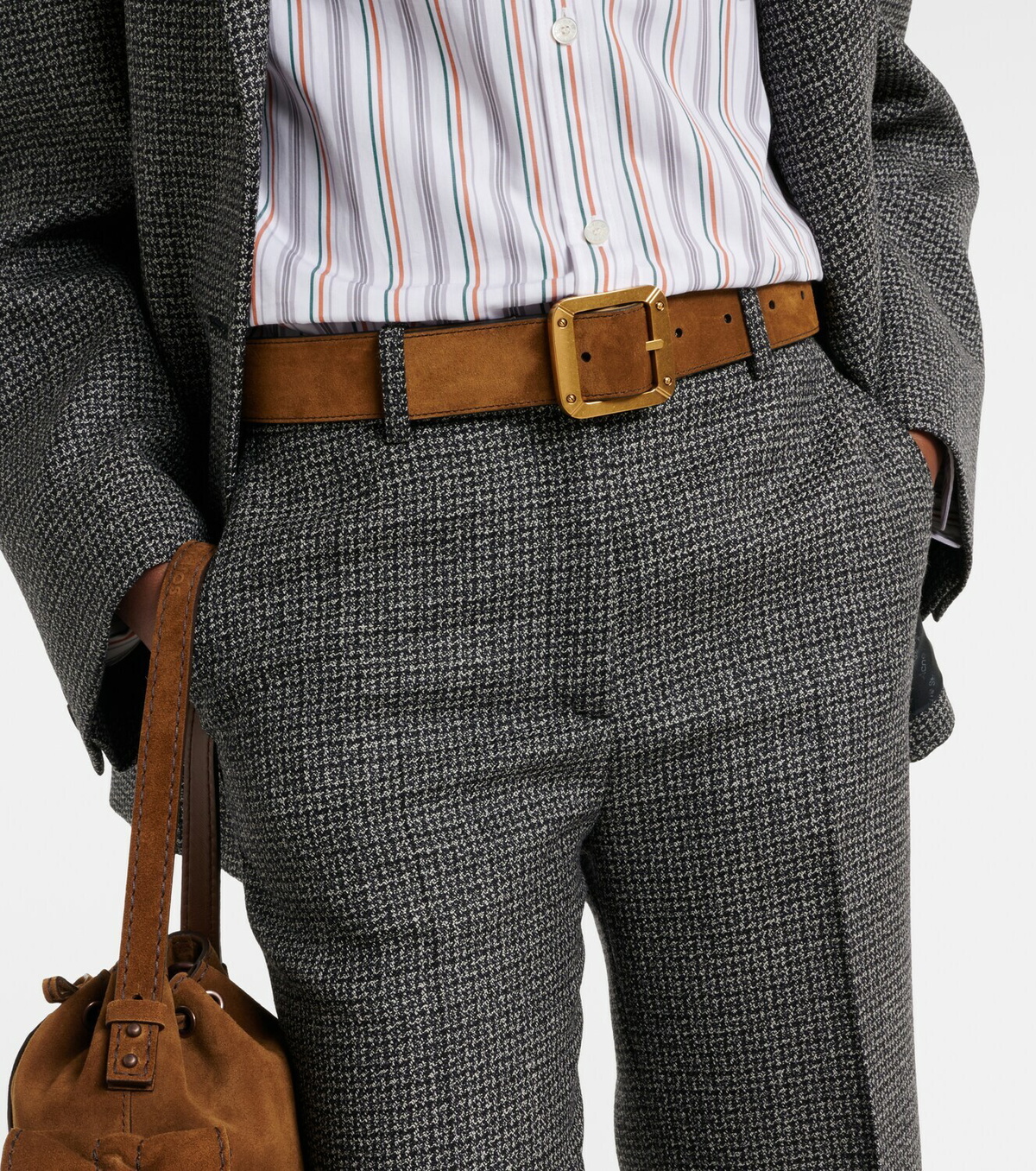 Acne Studios Reversible suede belt