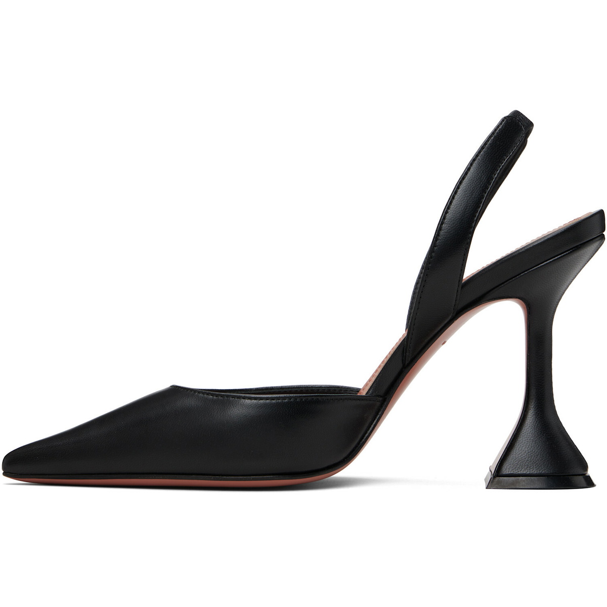 Amina Muaddi Black Holli Sling 95 Heels