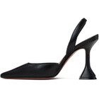 Amina Muaddi Black Holli Sling 95 Heels