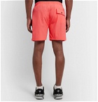 Y,IWO - Club Sweat Printed Nylon Shorts - Orange