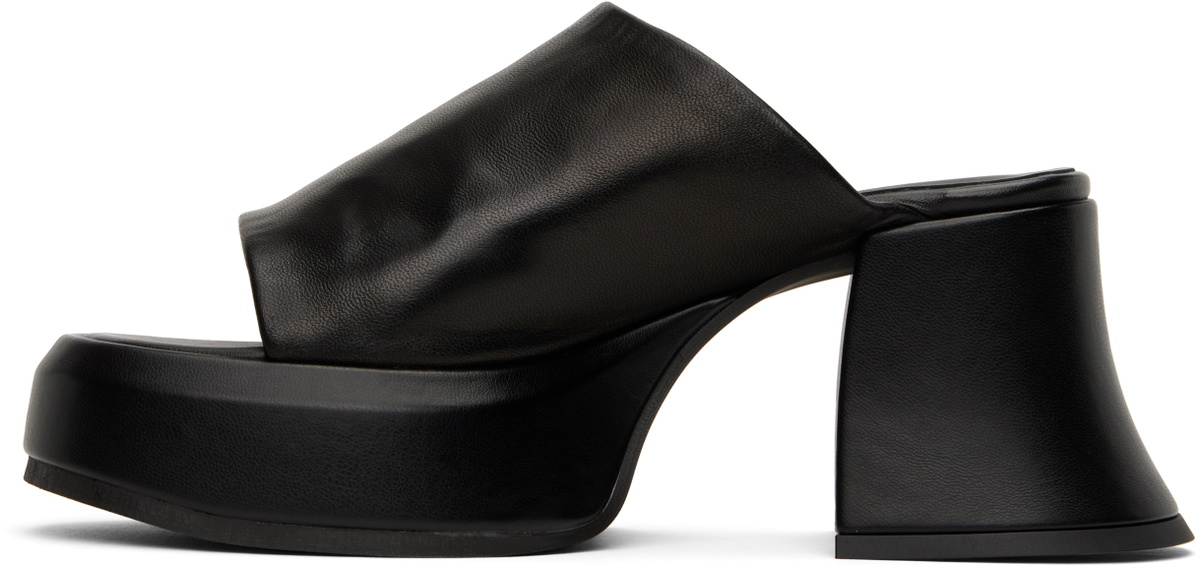 Miista Black Jimena Heeled Sandals