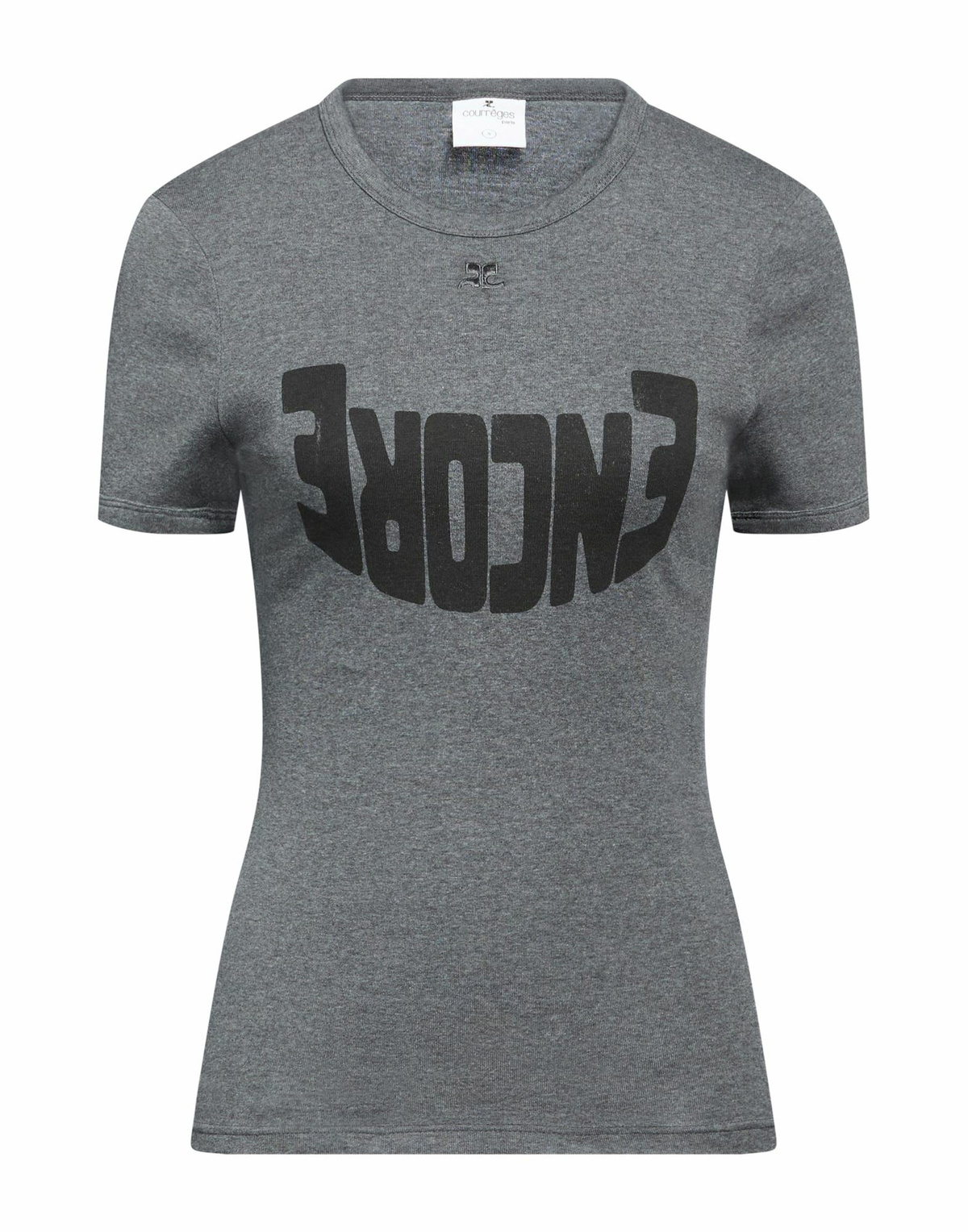 Courrèges Womens T-shirt in Grey