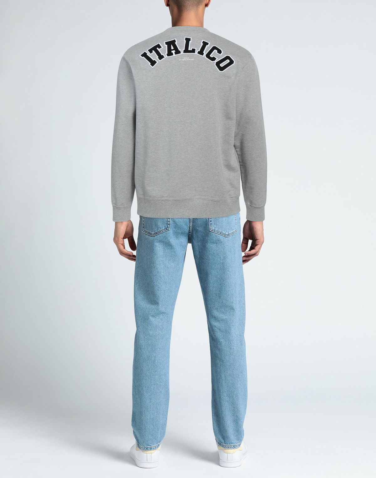 Gcds Mens Sweatshirt Light in Grey