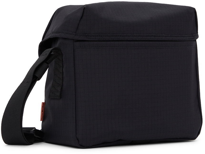 Acne Studios Black Nylon Messenger Bag