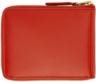 COMME des GARÇONS WALLETS Orange Classic Leather Zip Wallet