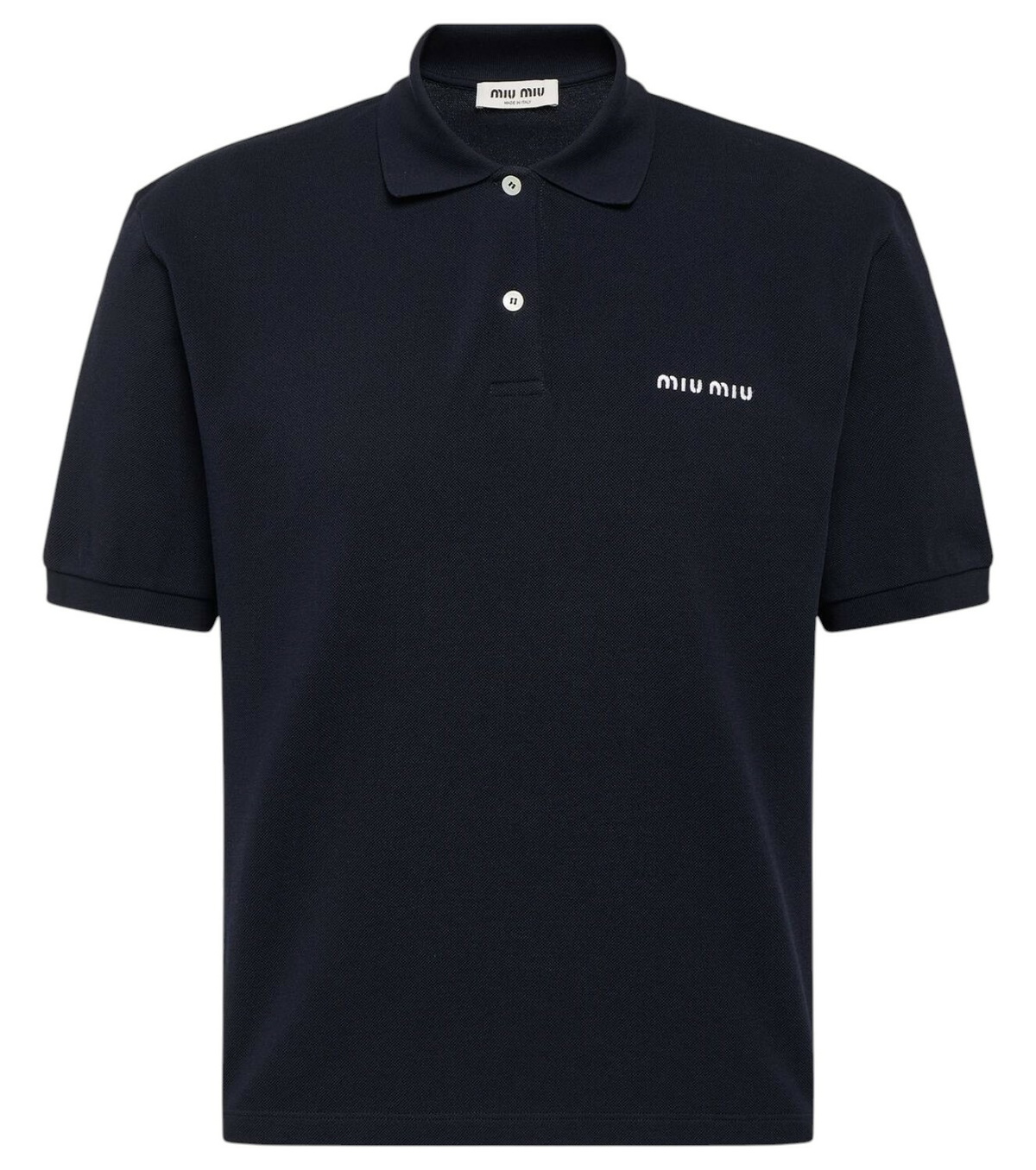 トップス [MIU MIU] MENS POLO SHIRT Striped cotton polo shirt MIU MIU - Nugnes1920