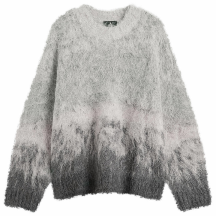 Photo: Represent Men's Ombre Knit Sweater in Light Grey