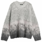 Represent Men's Ombre Knit Sweater in Light Grey
