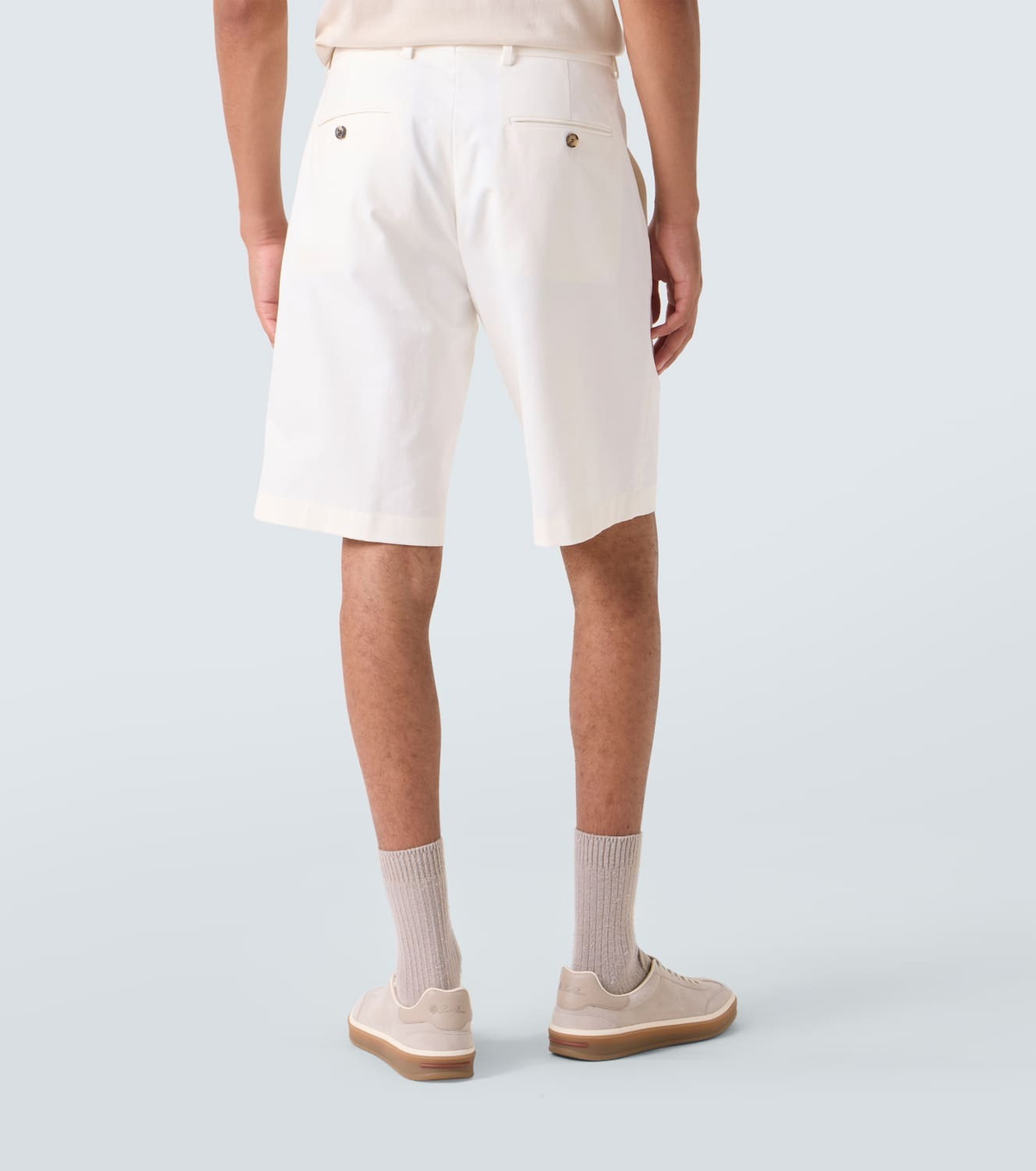 Loro Piana Jarno cotton-blend Bermuda shorts