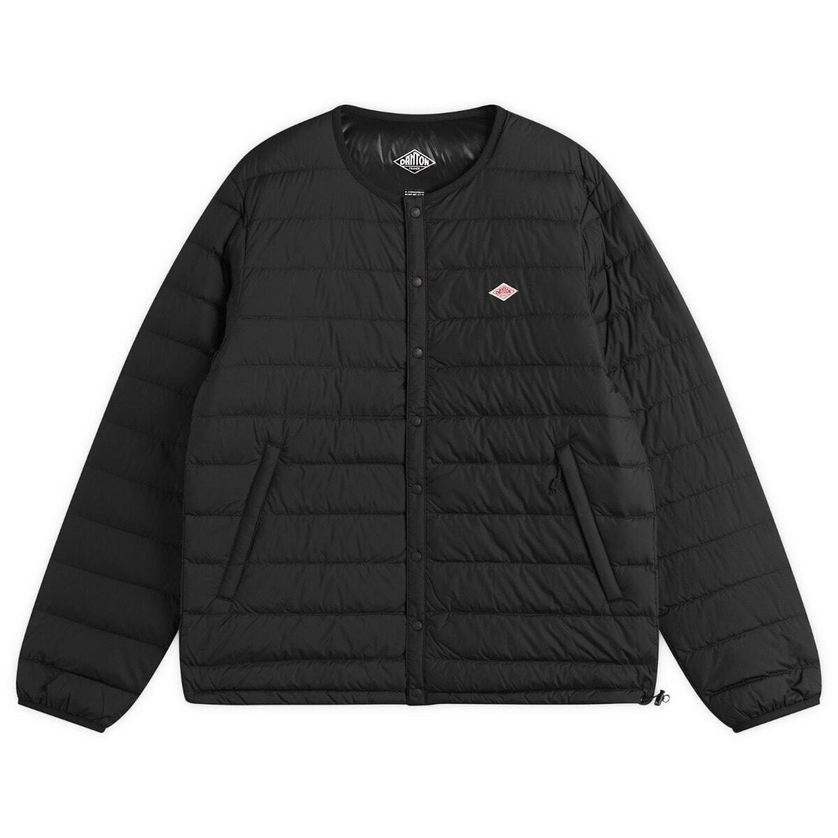 Danton Men's Inner Down Jacket in Black Danton