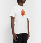 Stüssy - Printed Cotton-Jersey T-Shirt - White