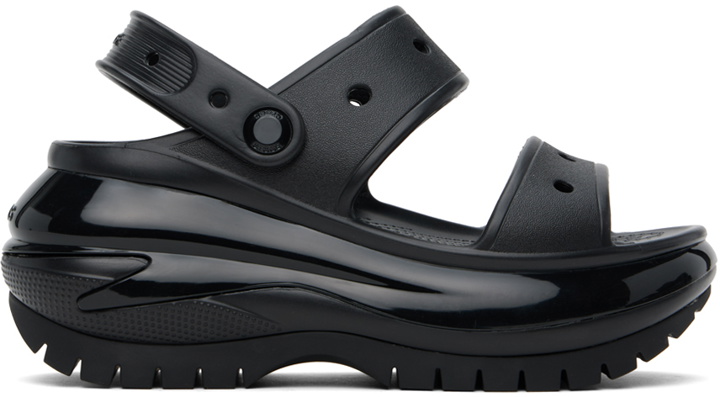 Photo: Crocs Black Mega Crush Sandals