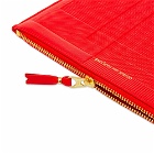 Comme des Garçons SA5100LS Intersection Wallet in Red