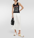 Loewe Paula's Ibiza Anagram cotton-blend tank top